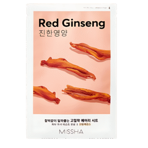 Missha – Airy Fit Sheet Mask – Red Ginseng, 19g